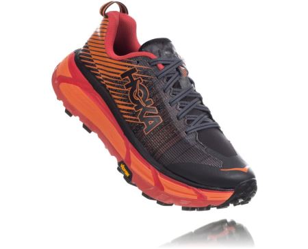 Hoka One One EVO Mafate 2 - Adidasi Alergare Barbati Negrii / Rosii | RO-CawM6gO